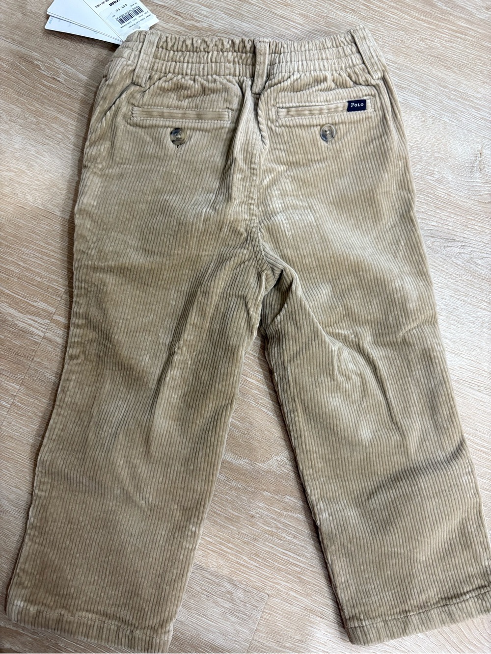 Ralph Lauren Kids Beige Corduroy Pants - Picture 2 of 6